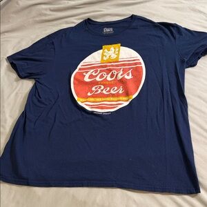 Coors Banquet Navy Blue Graphic Tee